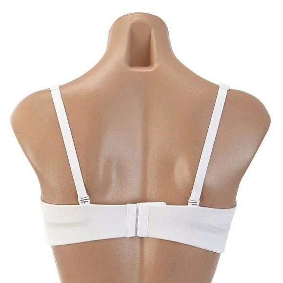 32A Maidenform 9405 09405 Comfort Devotion Strapless Underwire Bra White NWT‎ - Picture 2 of 2